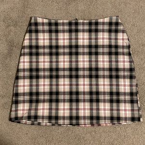 Vintage Plaid Mini Skirt